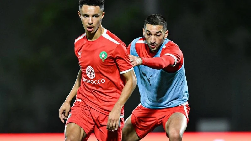 Sofiane Dioub, Equipe Marocaine, match contre l’Union BXL المنتخب المغرب،مبارة ضد فريق إنيون بروكسيل